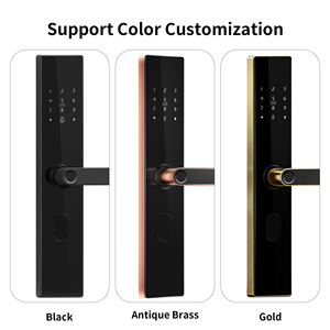 Serratura Intelligente Bluelock con Impronta Digitale Biometrica TTlock Tuya, Chiusura Elettronica Senza Chiave <span class=keywords><strong>per</strong></span> Casa e Ufficio, <span class=keywords><strong>Porte</strong></span> <span class=keywords><strong>in</strong></span> Legno e <span class=keywords><strong>Ferro</strong></span> - Product Image 6