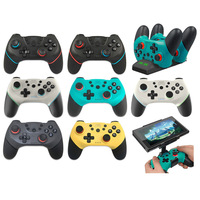Manette de jeu sans fil 6 axes NS Pro complète pour BT, joystick et contrôleur de jeu