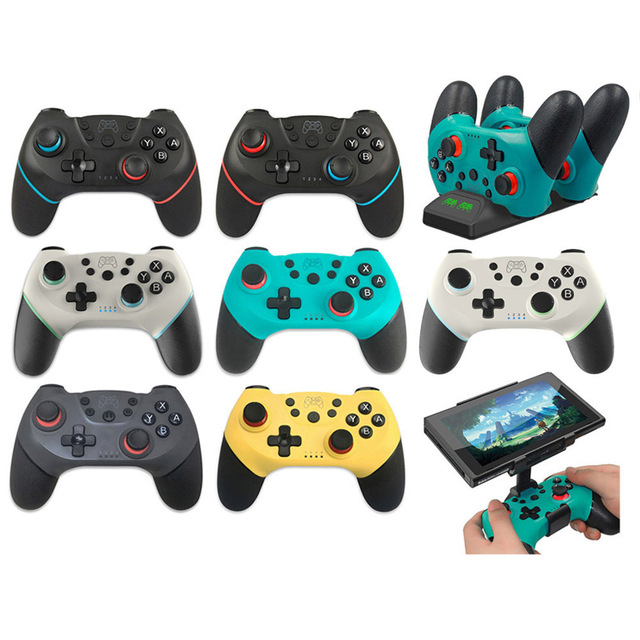 Full-Featured NS  Pro for BT 6-Axis Wireless Switch Gamepad Joystick & Gaming Controller