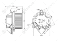 OE #6441.F3 6441.G5 voiture A/c chauffage ventilateur moteur ventilateur 12V DC résistance avec Module de contrôle de vitesse pour CITROEN XM PEUGEOT 605/405/406