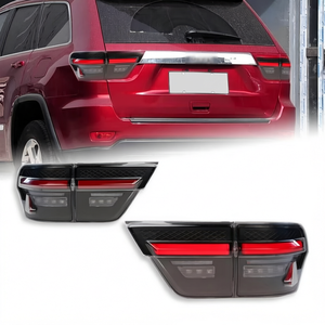Conjunto de Luces Traseras LED TYPY con Intermitentes, Conexión Plug and Play, 36V, para Grand Cherokee 2011-2013, Lente Roja, Nuevo - Product Image 1