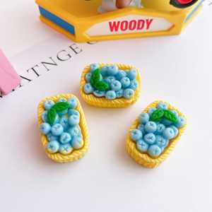 Simulation en trois dimensions corbeille de fruits bijoux en résine bricolage étui de téléphone portable épingle à cheveux petits ornements - Product Image 4