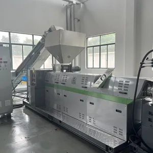Máquina de fabricación de gránulos de línea de extrusión de peletización de película plástica residual PP PE de alta calidad