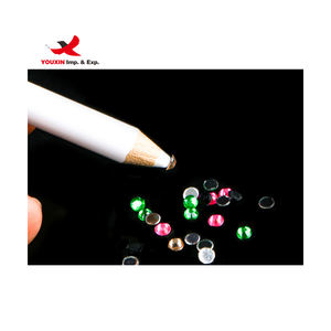 Lápiz recogedor de cristales y gemas para decoración de uñas DIY, de madera, para pedrería, para recogida de pedrería, para pedidos mixtos, venta al por mayor a bajo precio - Product Image 2