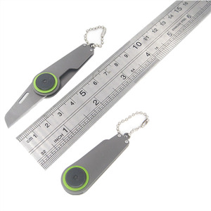 Mini Coltello Pieghevole in Acciaio Inox, Taglierino Multiuso Tascabile, Apri Lettere, Taglia Nastro, Portachiavi, Apri Pacchi e Buste - Product Image 5
