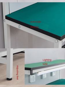 Banco de trabajo electrónico, Banco de pared antiestático, mesa pesada de laboratorio, banco de trabajo para equipos de laboratorio de física de escuela secundaria - Product Image 5