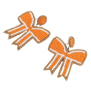 2025ใหม่ลดกระหน่ำต่างหูโบว์ลูกปัดทำมือแบบทำมือสุดหรูใหม่พร้อมส่ง - Product Image 6