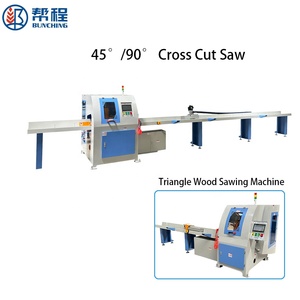 <span class=keywords><strong>Scie</strong></span> à <span class=keywords><strong>onglet</strong></span> automatique BCX-4000 à 45/90 degrés pour la fabrication de cadres de canapés - Product Image 6