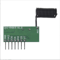 RXB15 433MHz inalámbrico RF ASK 4CH módulo receptor Control remoto superheterodino RX módulo receptor con función de decodificación