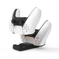 Station de charge USB pour manette de jeu, support de charge en plastique filaire