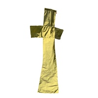 Drapeaux de culte avec tiges flexibles, drapeaux de danse à ailes d'ange, bannières de danse d'église, serpentins de style croix