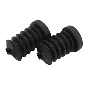 Accessoires de <span class=keywords><strong>moto</strong></span> couverture de bottes de fourche arrière en caoutchouc noir adaptée à la plupart des amortisseurs <span class=keywords><strong>Harley</strong></span> Touring FLHR/C FLTRX 1997-2013 - Product Image 2