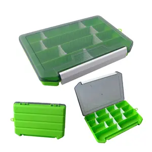 Fishing Tackle Trays, Plastic Clear Fishing Storage Tackles Boxes with Removable Dividers Fish Tackle Storage Trays Organizer