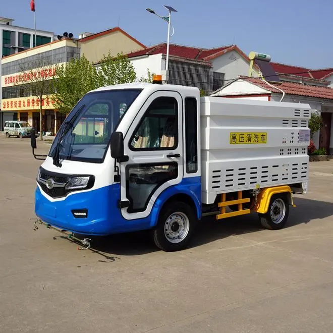 3 Wheels Electric Road Sweeper Vehicle For Efficient Road Washing