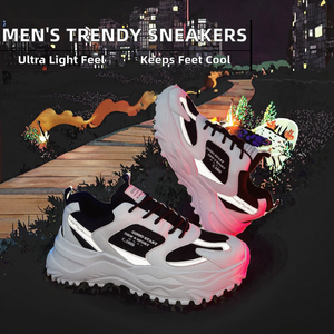 Nouvelles baskets sportives rétro pour hommes, tendance, blanches, décontractées, respirantes, avec doublure en coton, pour l'été, en EVA - Product Image 2