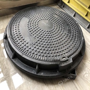 Tapa de <span class=keywords><strong>alcantarilla</strong></span> de composite FRP EN124 D400, tapa de drenaje redonda B125 para exteriores, cubierta de <span class=keywords><strong>alcantarilla</strong></span> SMC de 600 mm - Product Image 5