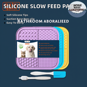 XH XH-WSD Grande tapisserie d'alimentation lente en silicone avec ventouse antidérapante portable pour animaux de compagnie, pour chats et chiens - Product Image 2