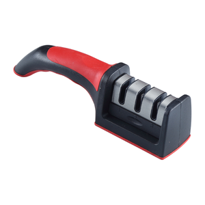 Aiguiseur de couteaux manuel professionnel avec poignée antidérapante en plastique, pour la cuisine, gain de place, lames d'affûtage en pierre, ciseaux - Product Image 5