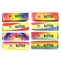 Bâton de beurre en mousse PU coloré personnalisé avec logo, jouet anti-stress à remontée lente, à presser, pour enfants et adultes