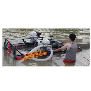 REAL Portable 6 Inch Gasoline Powered Pump &amp; Engine Gold Mining Machine Siphon <strong>Dredger</strong> 12m/h Capacity for River Gold Recovery - Product Image 5