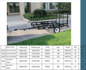 2023 Utilitaire enduit de poudre/<span class=keywords><strong>voiture</strong></span>/<span class=keywords><strong>remorque</strong></span> vtt - Product Image 6
