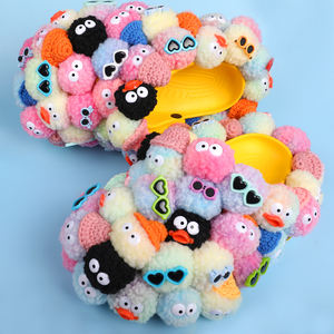 Ins intérieur peluche Animal moelleux fourrure mode Teddie adulte diapositives en peluche ours en peluche pantoufles pour hommes femmes femme dame sabots - Product Image 2