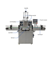 Machine de remplissage automatique à quatre têtes à pompe magnétique LT-VMPF4 pour liquides, remplisseuse de bouteilles pour jus, fruits, vin, sauce soja, vinaigre, lait, toner