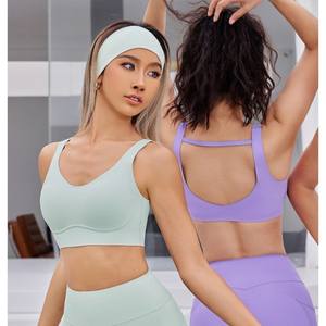 Ensemble de 2 pantalons de yoga taille haute pour femmes soutien-gorge de sport réversible Gym Active Wear motif solide grande taille disponible - Product Image 3