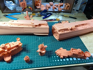 Kit imprimé en 3D 1/200 USS Atlanta Class Cruiser (coque complète) - Product Image 3