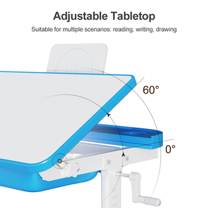 Chiều Cao Có Thể Điều Chỉnh Sinh Viên Bàn Và Ghế Cho Trẻ Em Nhà Nghiên Cứu Đồ Nội Thất Bằng Gỗ Nghiên Cứu Bảng Và Ghế Đặt Cho Trẻ Em - Product Image 3