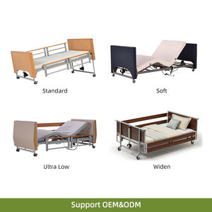 Cama Médica de Madera Tecforcare para Cuidado en el Hogar, Ancianos, Pacientes Mayores, Soporte para Sueros, Muebles de <span class=keywords><strong>Hospital</strong></span>, Cama para Pacientes para Uso Doméstico - Product Image 2