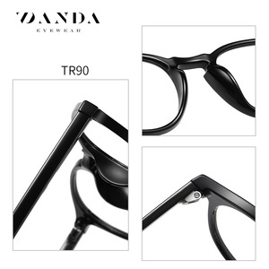 Gafas Danda Eyewear TR90 con Protección Anti Luz Azul, Montura Redonda, Lentes Planas, Unisex, Protección Ocular para Computadora - Product Image 4