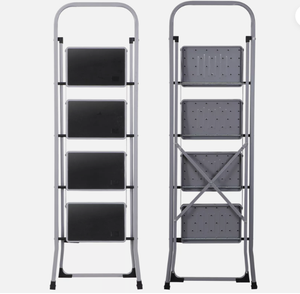 Nhà máy trực tiếp nhà di động sử dụng 5-bước Gấp Thép thang Hot Sản phẩm bán chạy - Product Image 4