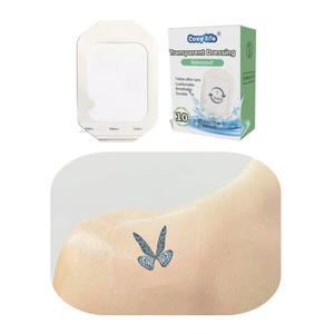 Plester perekat perawatan luka Film transparan 6cm X 7cm <span class=keywords><strong>PU</strong></span> tahan air plester perekat medis habis pakai - Product Image 3