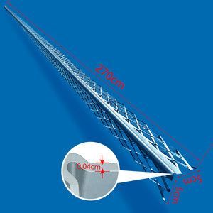 Protezione Angolare in Metallo Espanso di <span class=keywords><strong>Alluminio</strong></span> o Acciaio Inox per Pareti a Secco, Angoliera per Protezione Bordi - Product Image 2