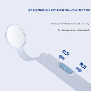 Specchio Dentale Manuale Fukeda R1 con Luce, Endoscopio Antiappannamento per Esame Domestico, Certificato CE, Garanzia 1 Anno - Product Image 4