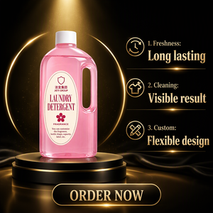 Detersivo Liquido per Bucato OEM in Confezione Grande, Rosa Intenso, Fragranza a Lunga Durata, Prodotti per la Pulizia - Product Image 5