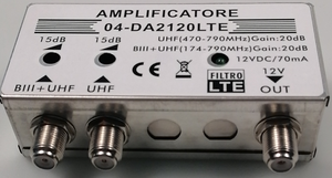 Antenna Booster <strong>TV</strong> Masthead <strong>Amplifier</strong> Antenna <strong>Amplifier</strong> LTE790HKz <strong>2</strong> INPUT1 <strong>OUTPUT</strong> - Product Image 2