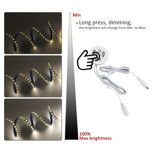 5V 12V 24V thâm nhập 25 mét tay bằng gỗ quét cảm biến chuyển động Dimmer cảm ứng chuyển đổi cho on/off đèn cho nội thất chiếu sáng - Product Image 3