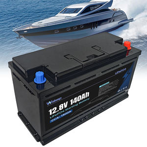Глубокий цикл, 12 Вольт, морской коленчатый литиевый аккумулятор CCA 1300 12 В 140Ah, универсальный литиевый Аккумулятор LiFePO4 - Product Image 1