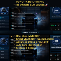Toyota Delphi için ECU Ayarlama Yazılımı Tek Tıkla IMMO OFF Akıllı V-MAX Sınırlayıcı DTC&E-VAP Kaldırma Ömür Boyu Kullanım Yıllık Ücret Yok