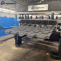 Machine de formage de rouleaux de tuiles métalliques entièrement automatique avec système de découpe hydraulique PLC, certifiée CE ISO pour la construction