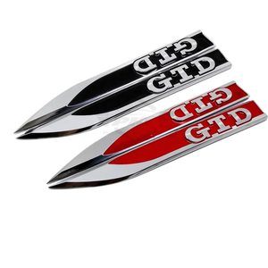 Autocollant de badge de pare-chocs de voiture en métal 3D, <span class=keywords><strong>logo</strong></span> GTD, emblème pour <span class=keywords><strong>Volkswagen</strong></span> VW Golf <span class=keywords><strong>4</strong></span> 5 6 7 MK4 MK5 MK6 MK7 GTD - Product Image 2