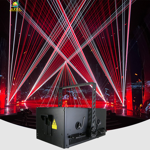 2026 RGB50W Big Power Laser Lights IP65 Rated DMX512 Control Landscape Animation Wedding Festival Live Performance High CRI 95