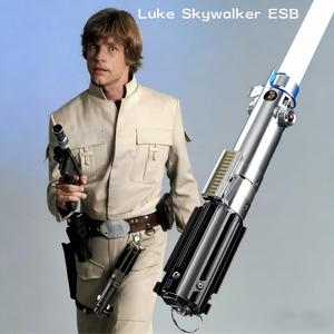 <span class=keywords><strong>Sabre</strong></span> <span class=keywords><strong>laser</strong></span> LED RGB en métal authentique, vente en gros directe d'usine, EP5 Graflex ESB, jouet de cosplay Luke Skywalker |   Distributeur OEM - Product Image 1