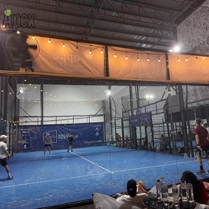 APEX Agent Wanted VIP Club Padel Court, structure galvanisée à chaud, verre trempé de 12 mm, matériaux haut de gamme, design esthétique - Product Image 4