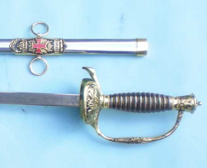 Épée de cérémonie OEM épée de <span class=keywords><strong>l</strong></span>'armée de <span class=keywords><strong>l</strong></span>'air marine avec fourreau - Product Image 4