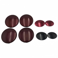 Ensemble d'autocollants de haute qualité pour emblème de capot noir, badge B, bouton de coffre et autocollant central de roue pour Bentley Flying Spur Continental GT