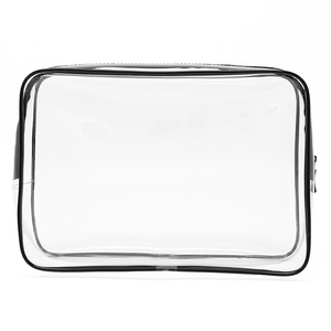 Outdoor Travel Large Capacity Water Resistant PVC Transparent Makeup Kit Organizer for <b>Bag</b> with Zipper Closure - Product Image 6