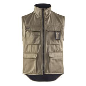 BLAKLADER - 380119002400L Winter vest <b>with</b> <b>fleece</b> <b>lining</b> Khaki - EAN 7330509306208 WORK <b>JACKETS</b> - Product Image 1